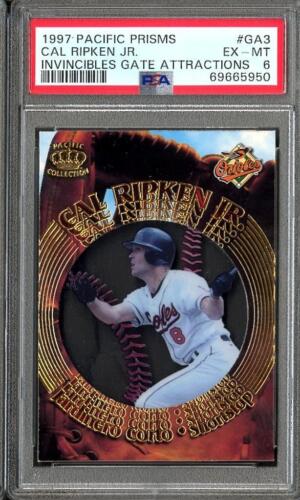 1997 Pacific Prism Invincible Baseball Cal Ripken Jr. #GA-3
