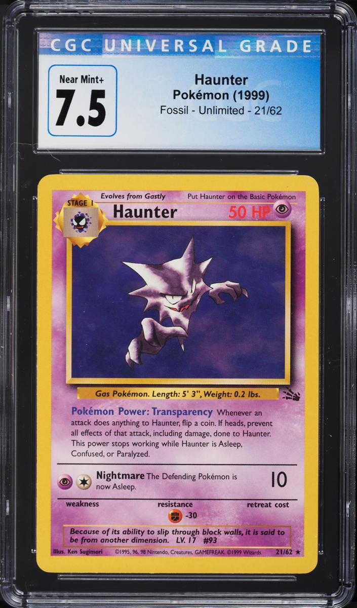 Haunter 1999 Pokemon Fossil