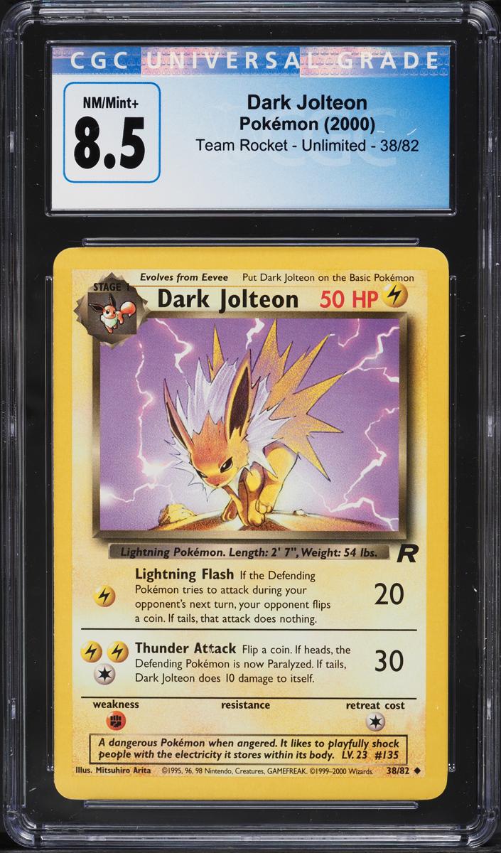 Dark Jolteon 2000 Pokemon Team Rocket