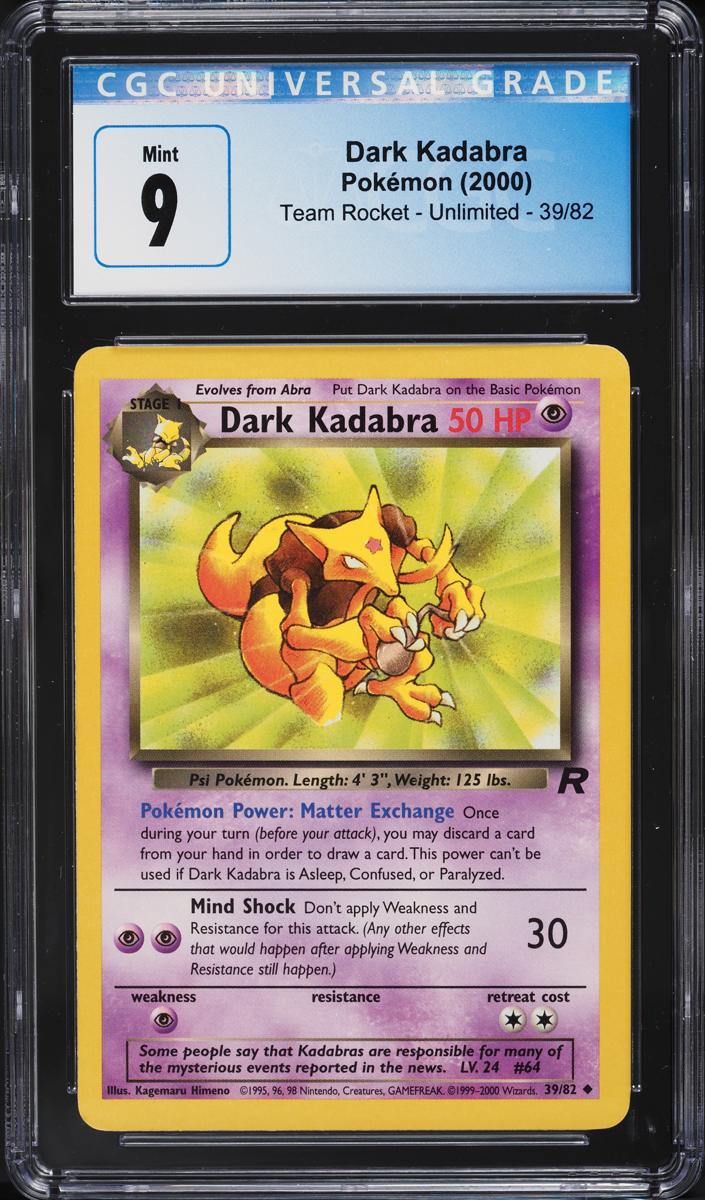 Dark Kadabra 2000 Pokemon Team Rocket