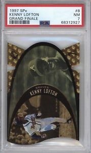 1997 SPx Baseball Grand Finale Kenny Lofton #SPX8 PSA 7