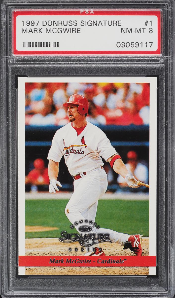 1997 Donruss Signature Series Baseball Mark McGwire #1 PSA 7.5