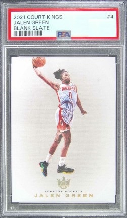 Jalen Green 2021 Panini Court Kings Blank Slate Basketball