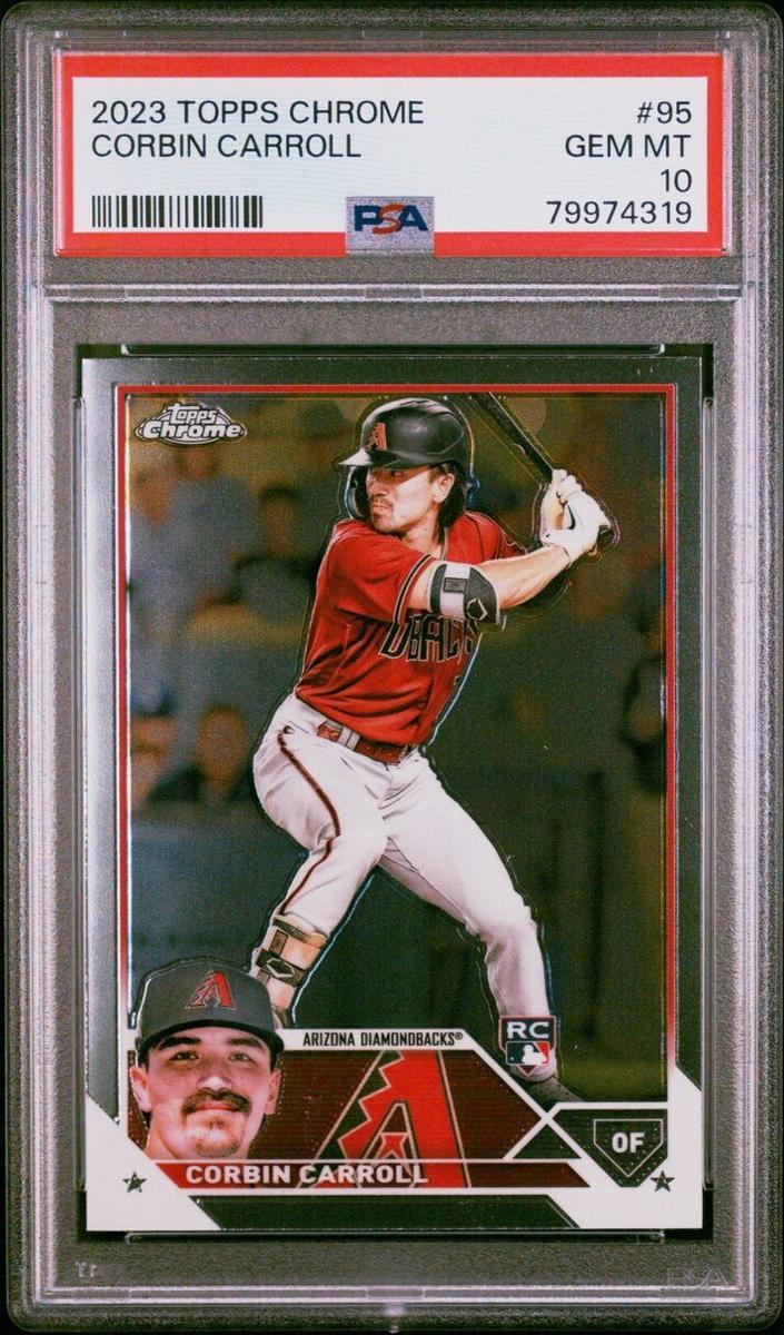2023 Corbin Carroll Topps Chrome Baseball #95