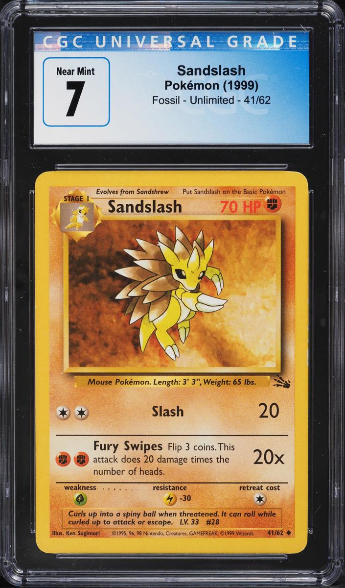Sandslash 1999 Pokemon Fossil