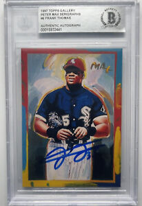 1997 Topps Gallery Baseball Frank Thomas #PM6 BGS AUTH