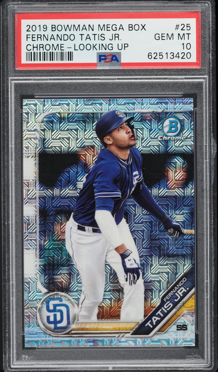2019 Bowman Mega Box Chrome Baseball Fernando Tatis Jr. #BCP-25 PSA 8.5