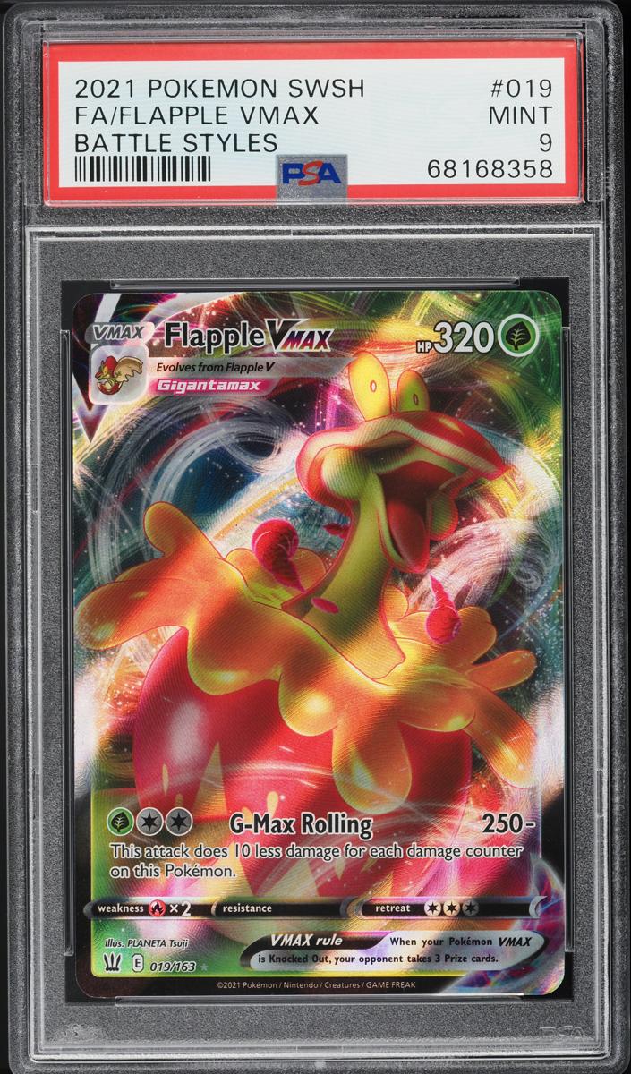Flapple Vmax Holo 2021 Pokemon Battle Styles