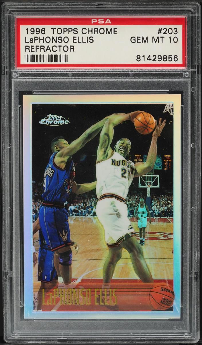 1996 Topps Chrome LaPhonso Ellis #203 card
