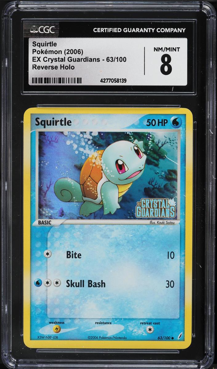 Squirtle 2006 Pokemon EX Crystal Guardians Reverse Foil