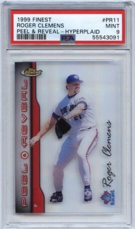 1999 Topps Finest Baseball Hyperplaid Roger Clemens #PR11