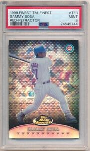 1999 Topps Finest Baseball Red Refractor Sammy Sosa #TF3