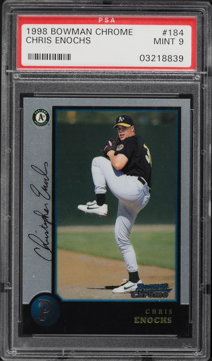 1998 Bowman Chrome Baseball Chris Enochs #184