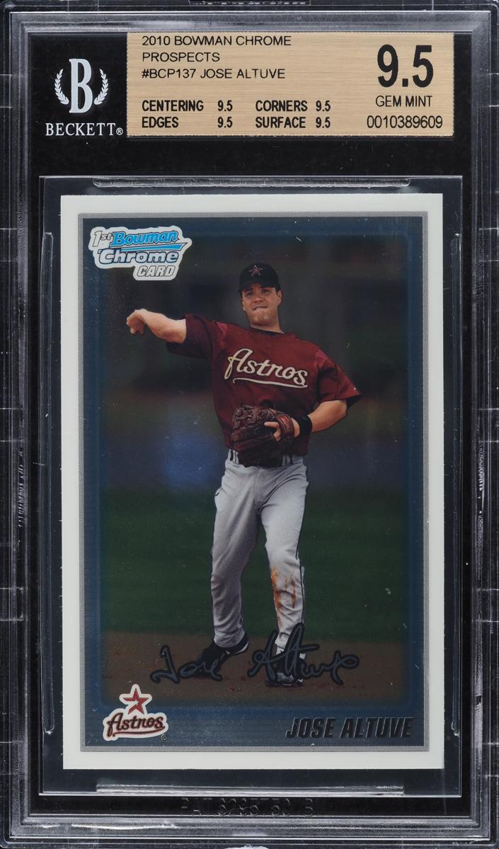 Jose Altuve - 2010 Bowman Chrome Baseball