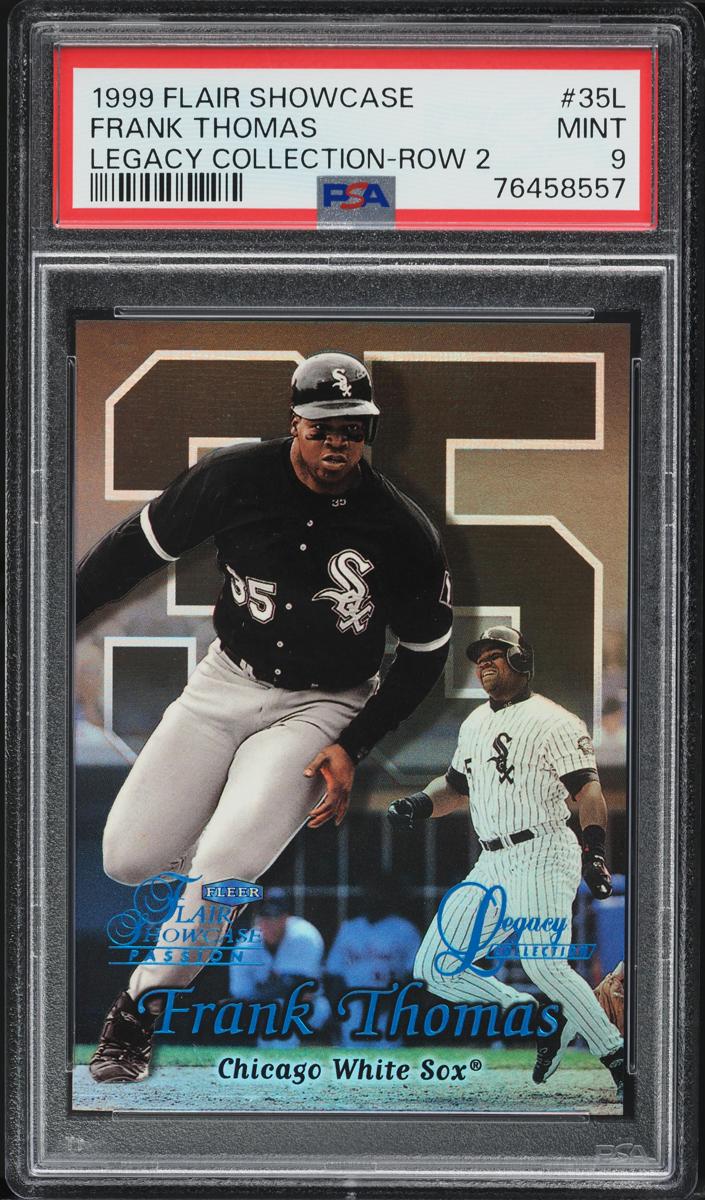 1999 Flair Showcase Baseball Row 2 Frank Thomas #35 PSA 8.5