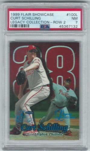 1999 Flair Showcase Baseball Row 2 Curt Schilling #100