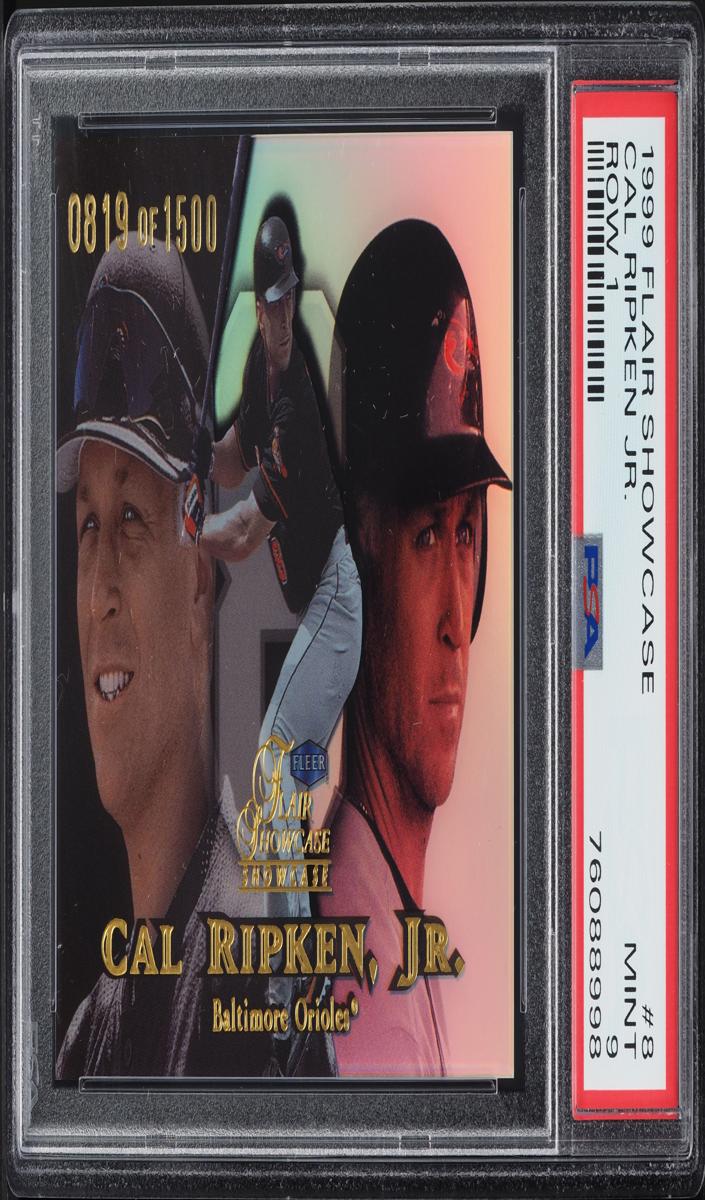1999 Flair Showcase Baseball Row 1 Cal Ripken Jr. #8