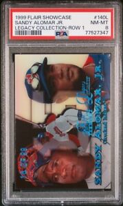 1999 Flair Showcase Baseball Row 1 Sandy Alomar Jr. #140 PSA 7.5