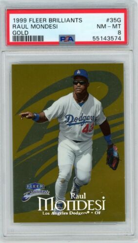1999 Fleer Brilliants Baseball Gold Raul Mondesi #35