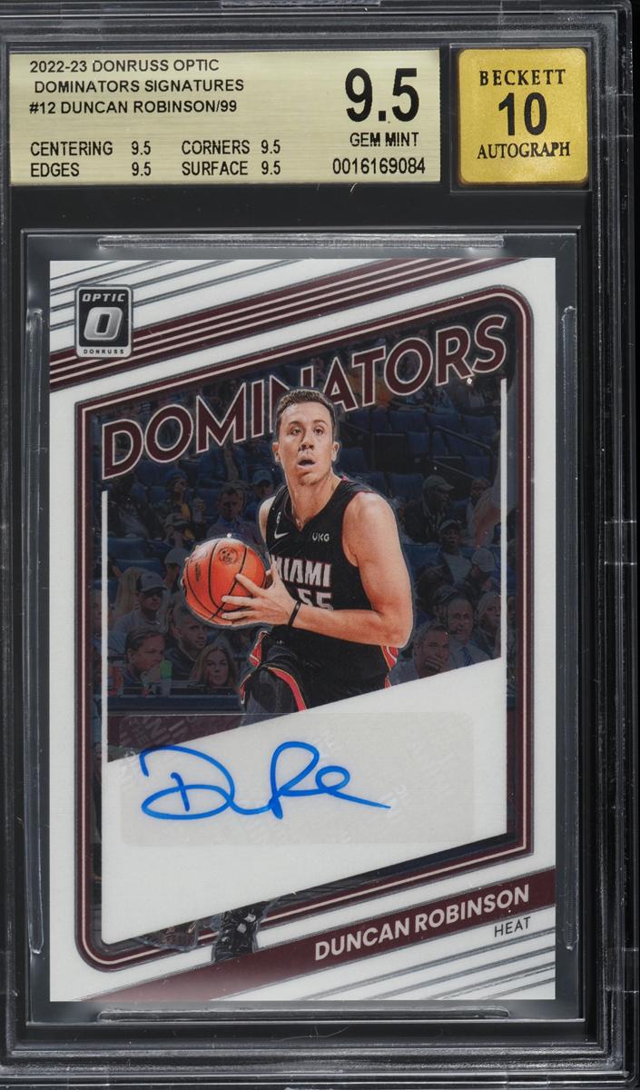 2022 Duncan Robinson #DS-DRB