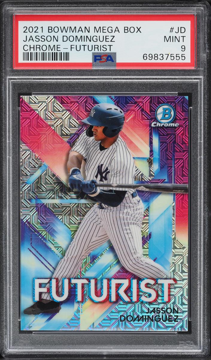 2021 Bowman Mega Box Chrome Baseball Jasson Dominguez #FUT-JD PSA 8.5