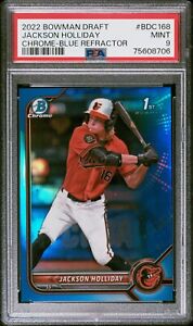2022 Bowman Draft Baseball Blue Jackson Holliday #BDC-168 PSA 9