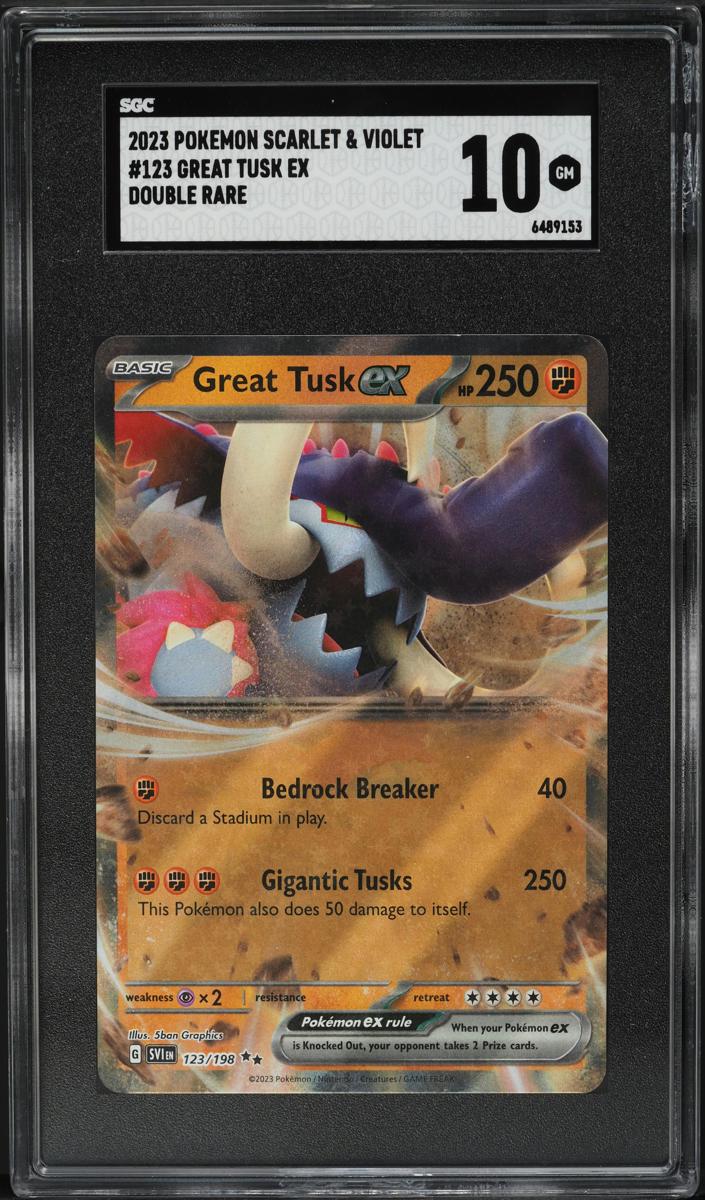 Great Tusk EX 2023 Pokemon Scarlet & Violet