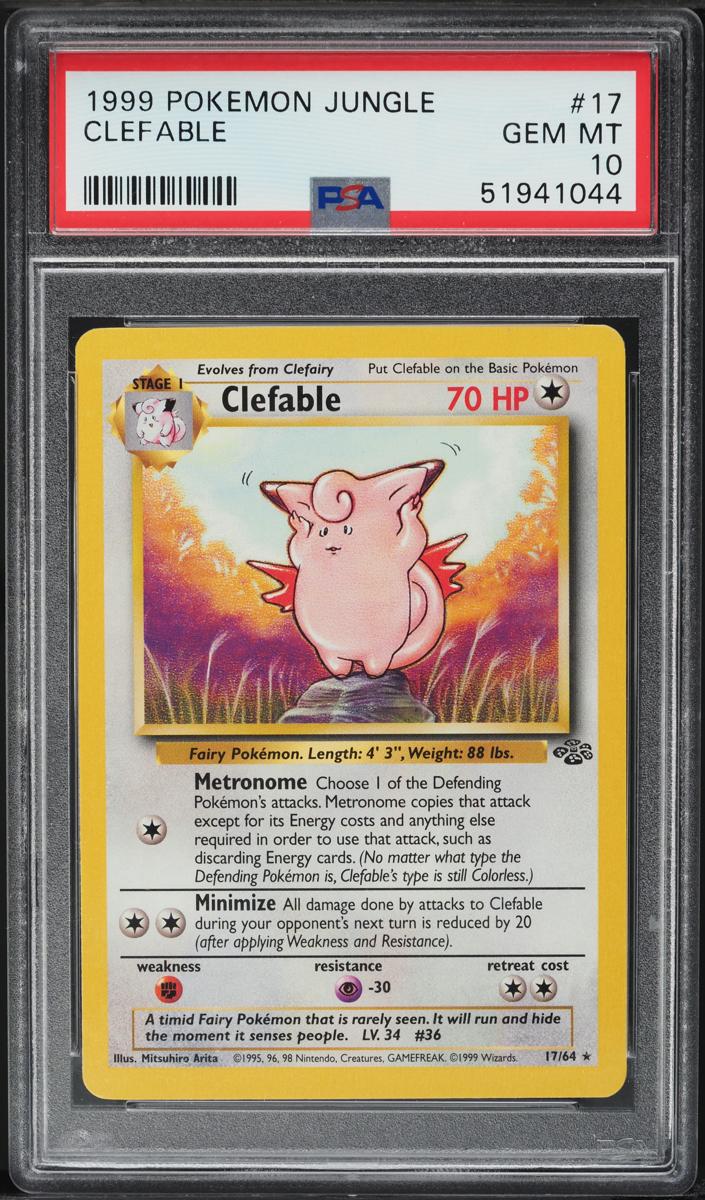Clefable 1999 Pokemon Jungle