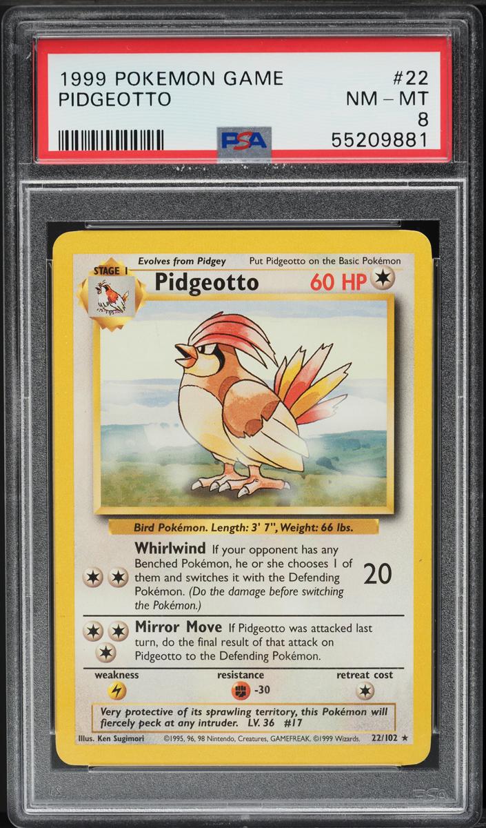 Pidgeotto 1999 Pokemon Base Set