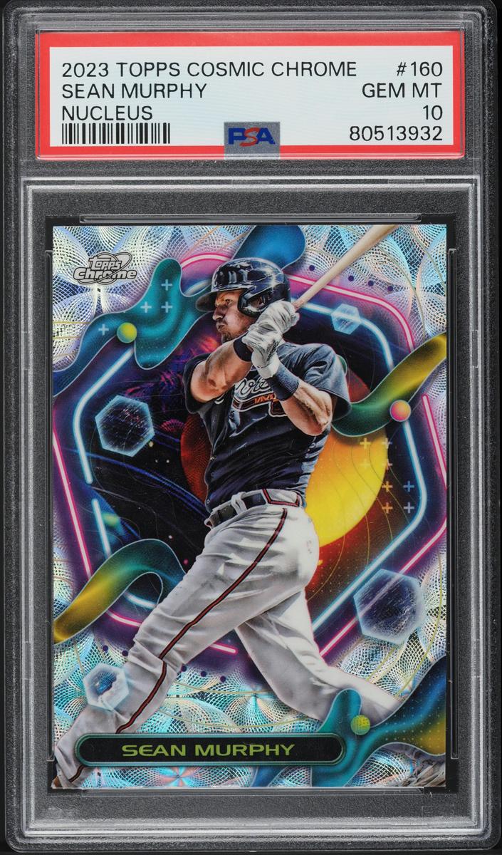 2023 Topps Cosmic Chrome Baseball Nucleus Sean Murphy #160 PSA 9
