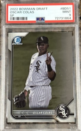2022 Bowman Draft Baseball Oscar Colas #BD-51 PSA 9