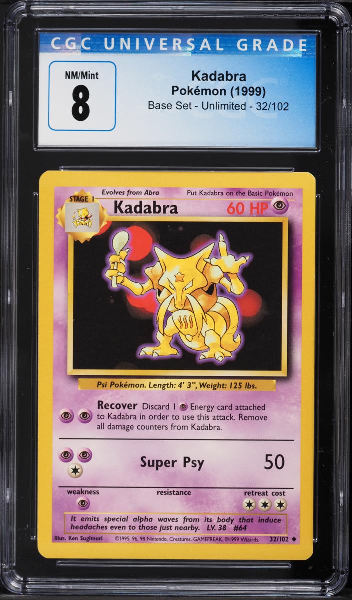 Kadabra 1999 Pokemon Base Set