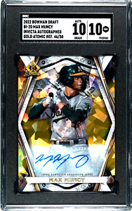 2022 Bowman Draft Baseball Gold Atomic Max Muncy #BI-20 SGC 10
