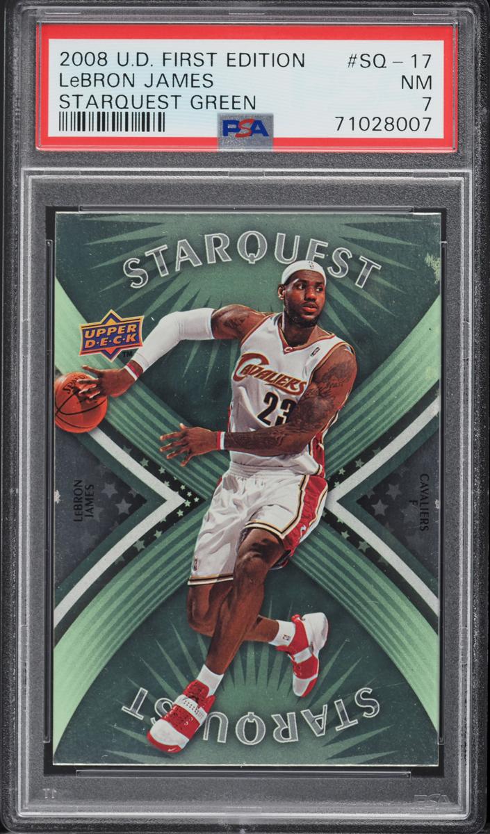 2008 LeBron James [Green] #SQ-17