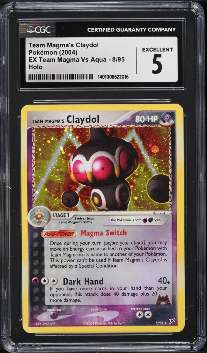 Team Magma's Claydol Holo 2004 Pokemon Ex Team Magma Vs. Team Aqua