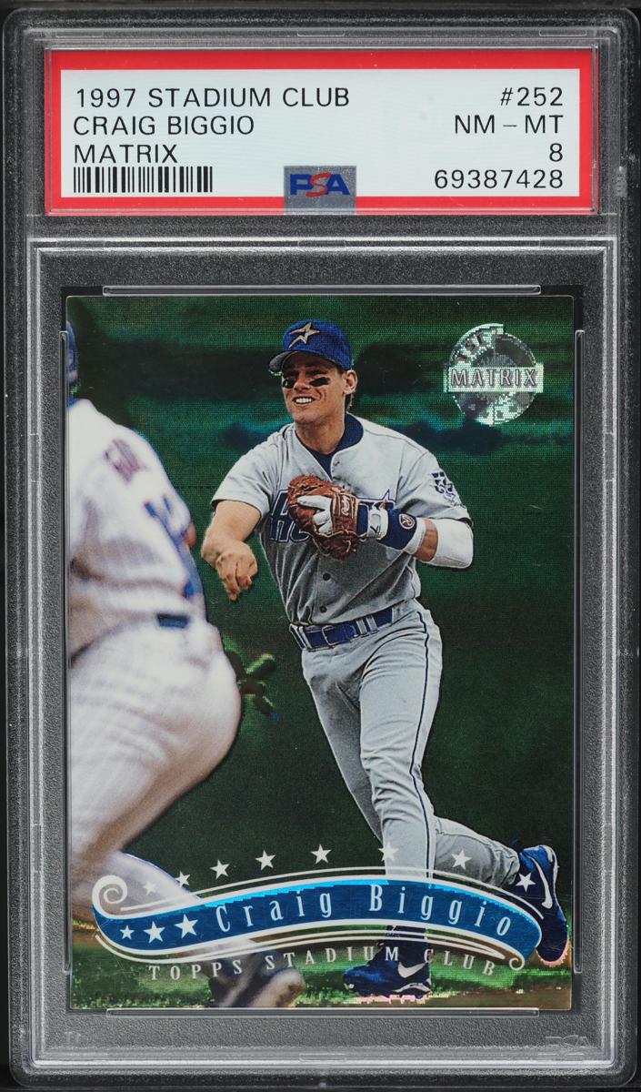 1997 Topps Stadium Club Baseball Matrix Craig Biggio #252