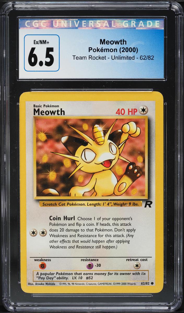 Meowth 2000 Pokemon Team Rocket