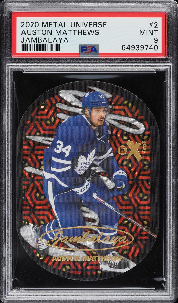 2020 Skybox Metal Universe Auston Matthews #2 card