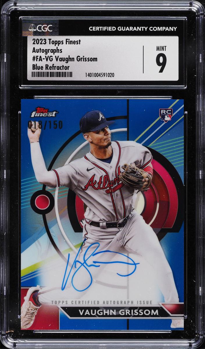 2023 Topps Finest Baseball Blue Vaughn Grissom #FA-VG CGC 8.5