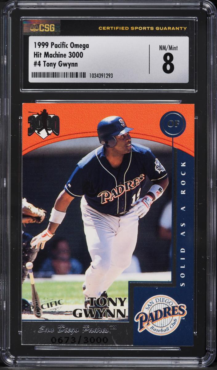 1999 Pacific Omega Baseball Tony Gwynn #4