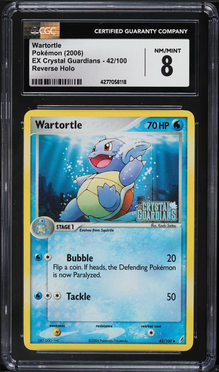 Wartortle 2006 Pokemon EX Crystal Guardians Reverse Foil