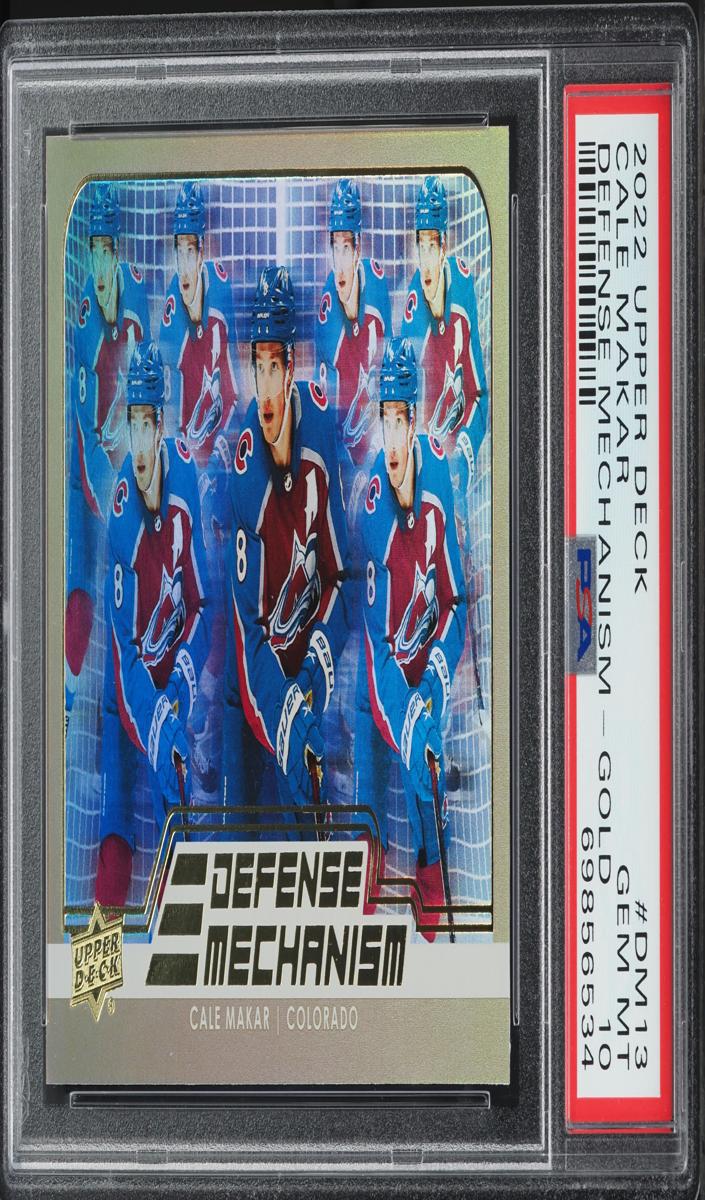 2022 Upper Deck Cale Makar [Gold] #DM-13 card