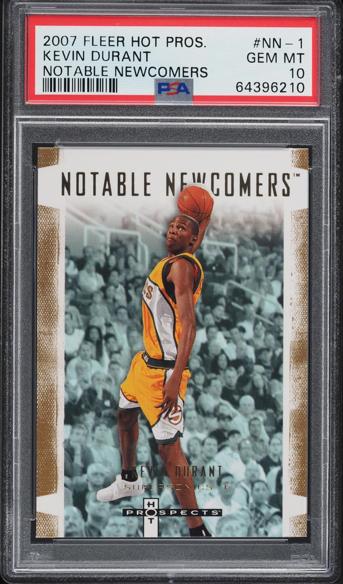 Kevin Durant 2007 Fleer Hot Prospects Notable Newcomers Basketball