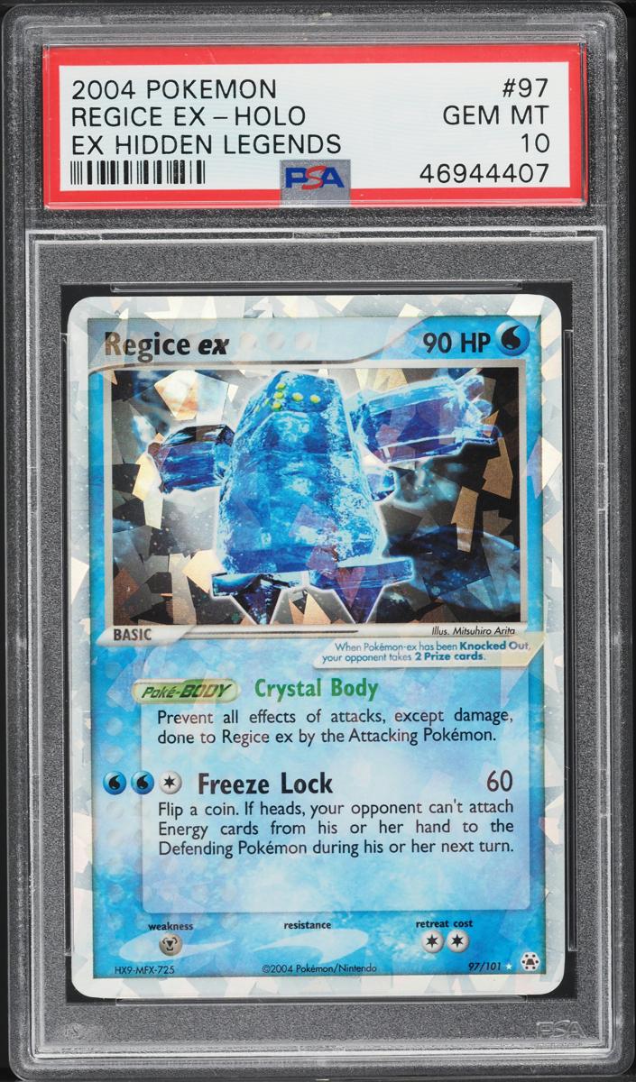 Regice EX Holo 2004 Pokemon EX Hidden Legends