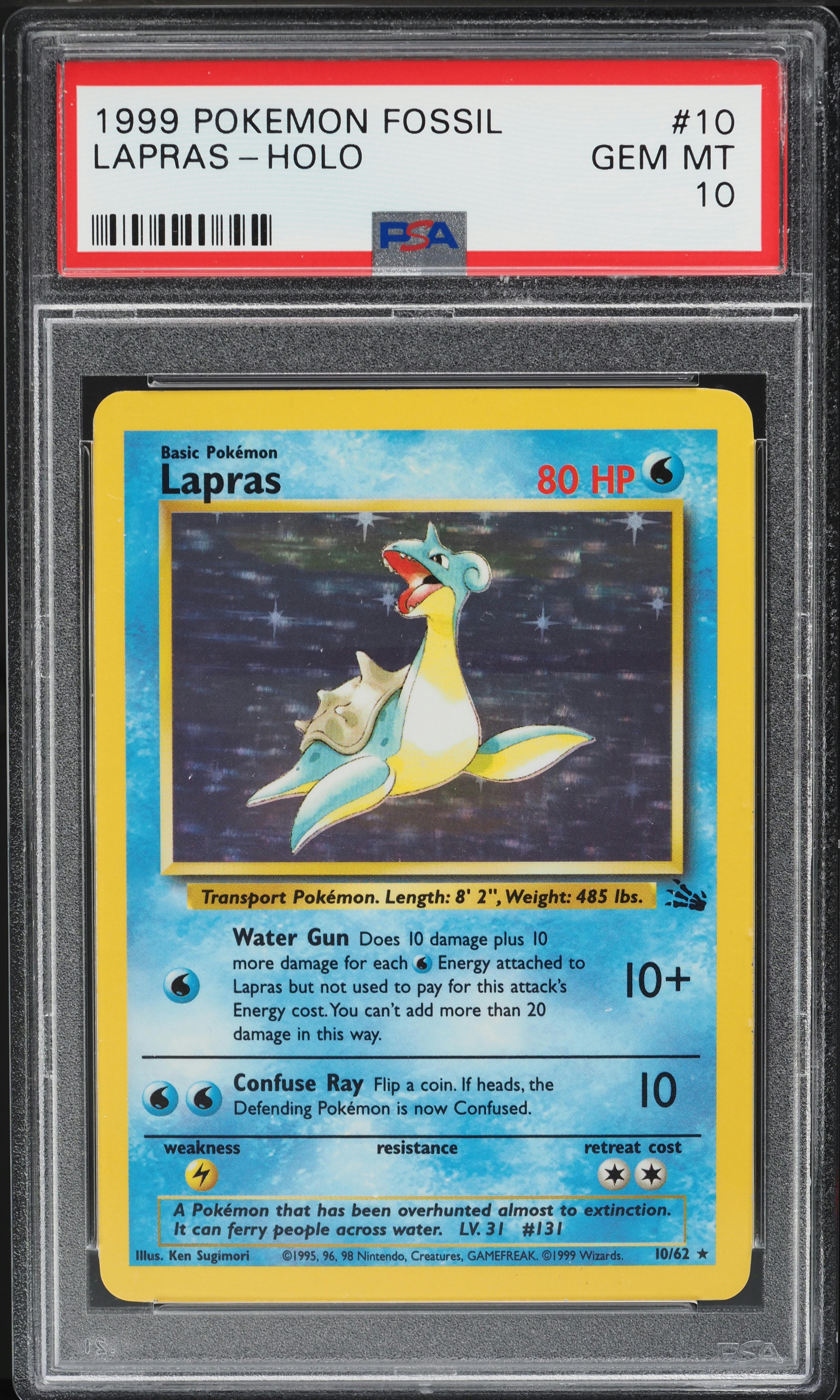 Lapras - 1999 Pokemon Fossil