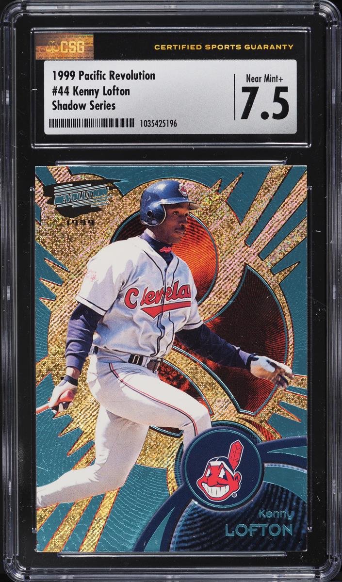 1999 Pacific Revolution Baseball Shadow Series Kenny Lofton #44 CSG 7