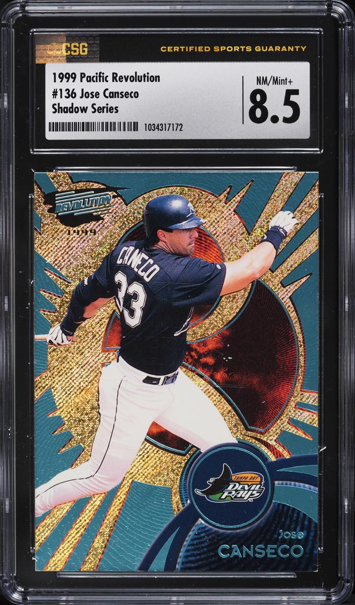 1999 Pacific Revolution Baseball Shadow Series Jose Canseco #136