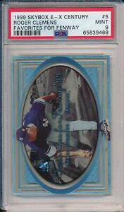 1999 Skybox E-X Century Baseball Roger Clemens #5FF PSA 8.5