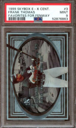 1999 Skybox E-X Century Baseball Frank Thomas #3FF PSA 9