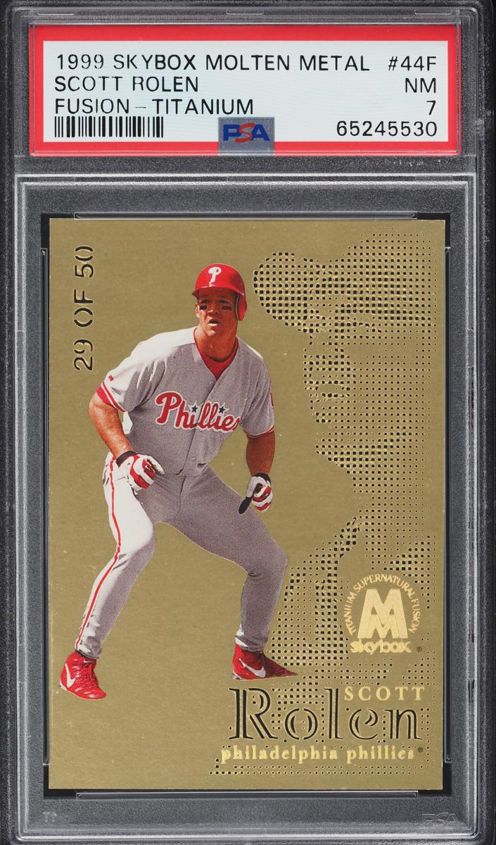 1999 Skybox Molten Metal Baseball Titanium Scott Rolen #44F